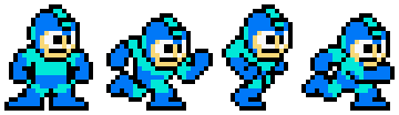 Mega Man running