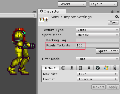 Samus in Unity Samus in Unity