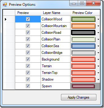 Previewer Options (Per Layer)